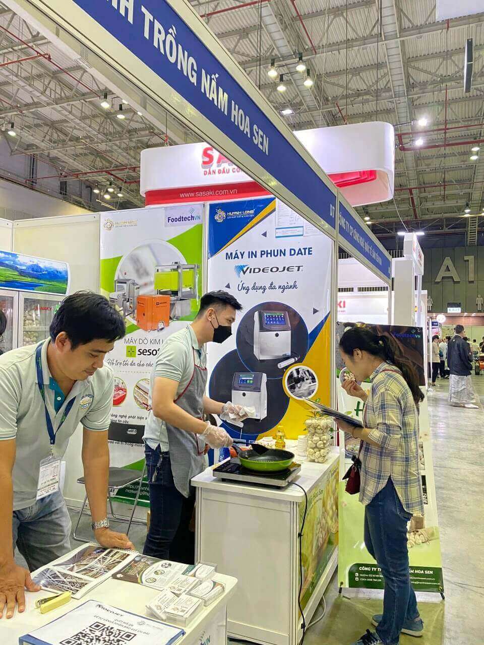 Nấm Hoa Sen tại triển lãm VIETNAM FOODTECH 2022