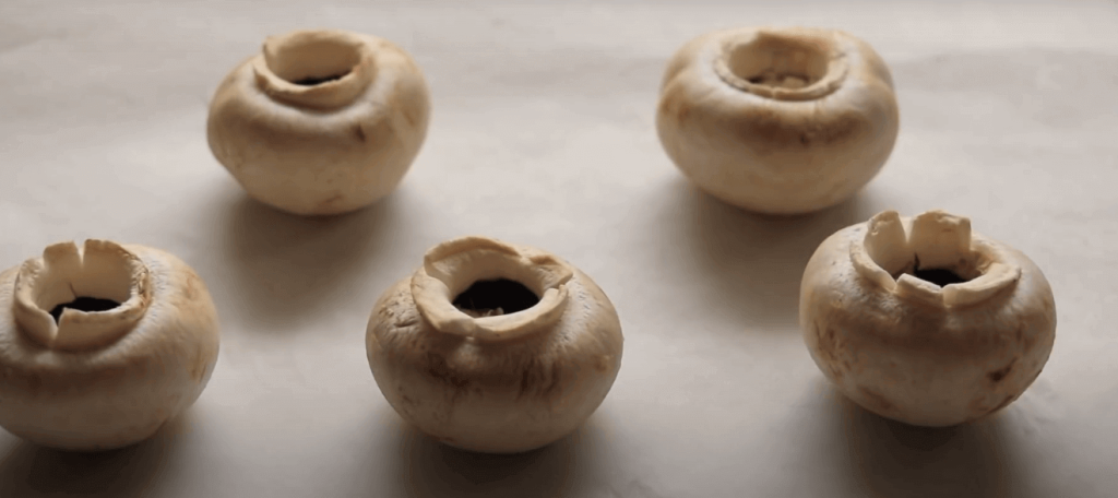 Nấm mỡ nhồi phô mai nướng – Món ngon từ nấm