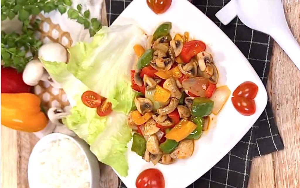 Món nấm mỡ xào chua ngọt thơm phức cho gia đình Nấm mỡ xào chua ngọt thơm phức